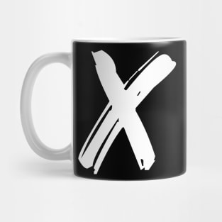 Graffiti Letter X Punk Streetwear Mug